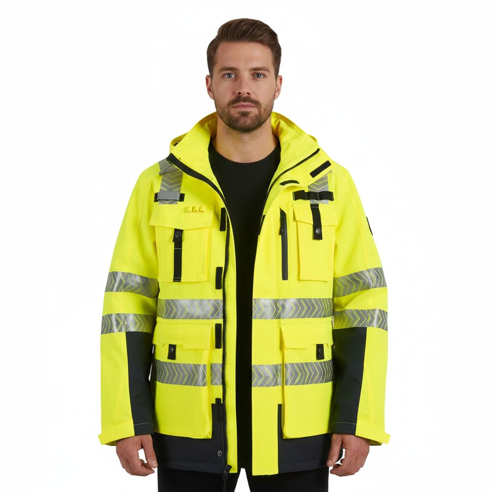 Hi-Vis Quilted Padded Jacket