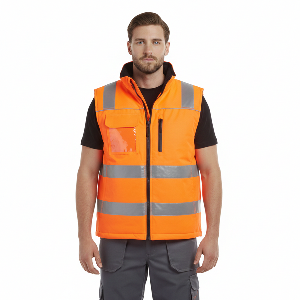 Hi-Vis Padded Gilet